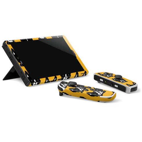 Bouffants and Broken Hearts Boston Terrier Nintendo Switch OLED (2021) Skin